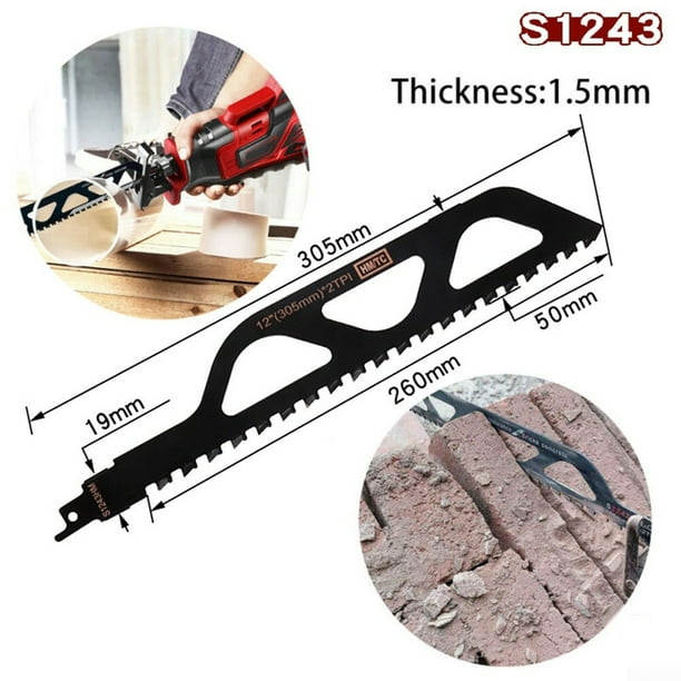 Cemented Carbide Demolition Masonry Reciprocating Saw Blade Cutting Brick Stone Cemented Carbide Demolition Masonry Reciprocating Saw Blade Cutting Brick Stone